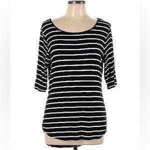 Cable & Gauge size medium womens tunic long shirt tan black